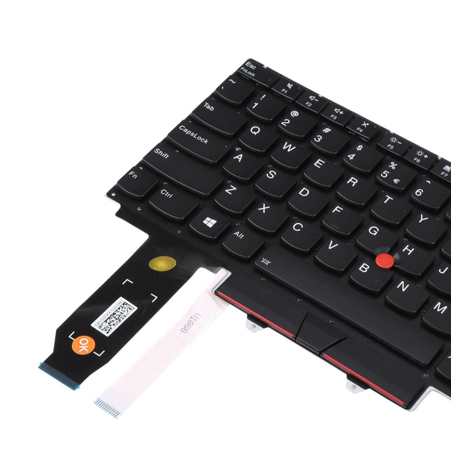 Backlit Keyboard With Trackpoint For Lenovo Thinkpad E15 Gen 2 - Us Version