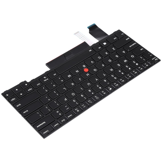 Backlit Keyboard With Trackpoint For Lenovo Thinkpad L14 - Us Version