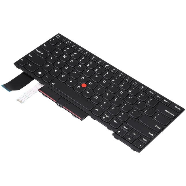 Backlit Keyboard With Trackpoint For Lenovo Thinkpad L14 - Us Version