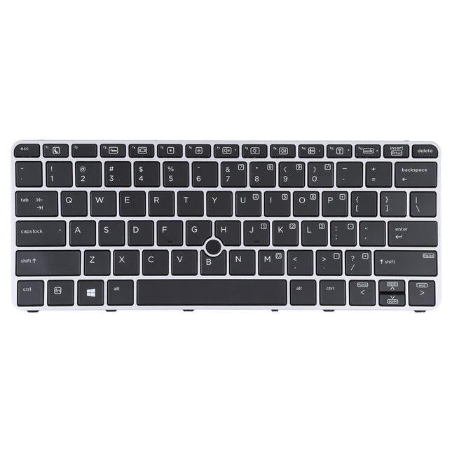 Hp Elitebook 820 G3 Keyboard With Backlight And Pointing - Silver Us Version