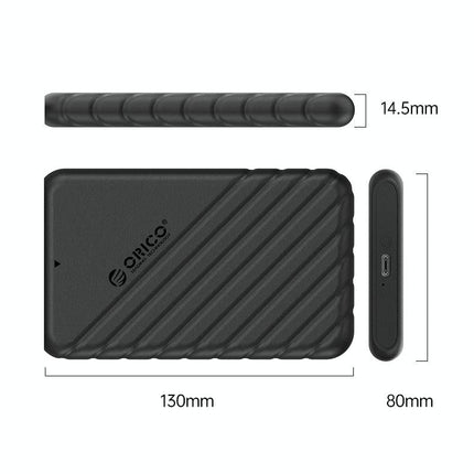Portable Usb-C Hard Drive Enclosure - 2.5 Size