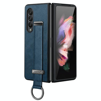 Samsung Galaxy Z Fold 4 Leather Shockproof Case