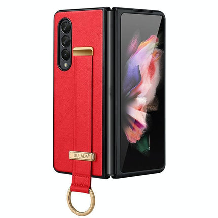 Samsung Galaxy Z Fold 4 Leather Shockproof Case