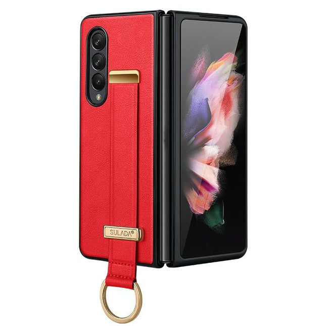 Samsung Galaxy Z Fold 4 Leather Shockproof Case