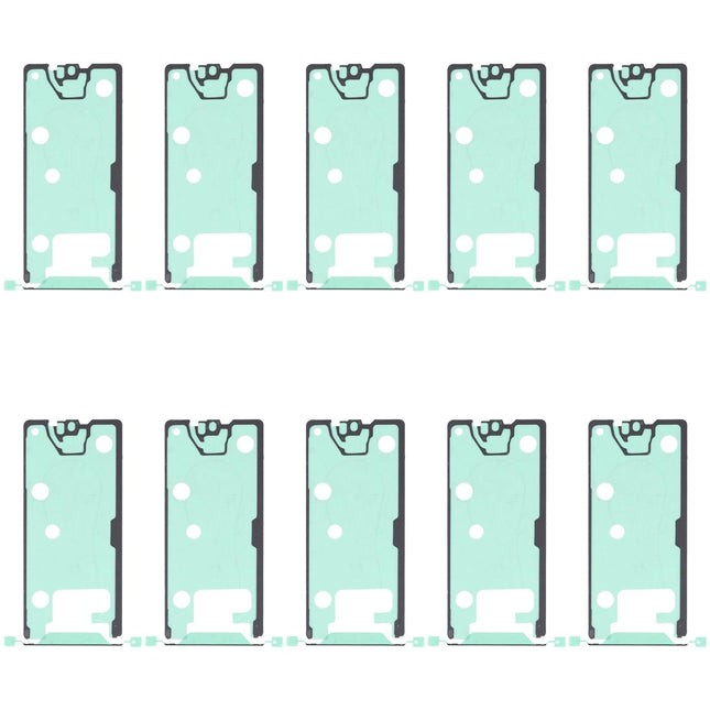 10-Piece Front Adhesive For Samsung N980F - Black