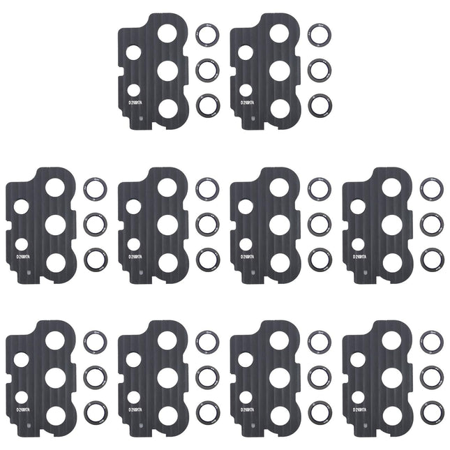 10-Piece Camera Lens Covers For Samsung A736B - Assorted Colours