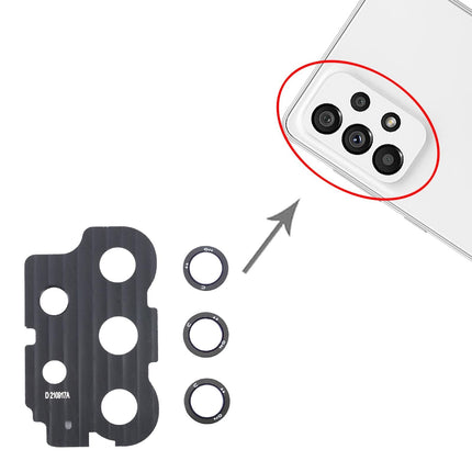 10-Piece Camera Lens Covers For Samsung A736B - Assorted Colours