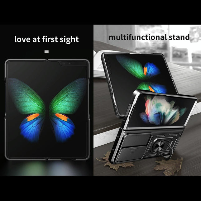 Samsung Galaxy Z Fold 4 Camshield Lanyard Case With Slide Ring