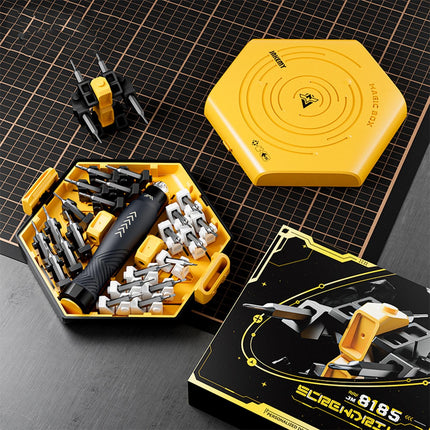 69-In-1 Multi-Function Screwdriver Set With Assemblable Blocks