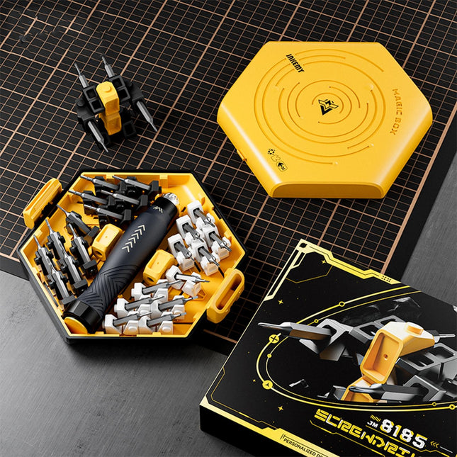 69-In-1 Multi-Function Screwdriver Set With Assemblable Blocks