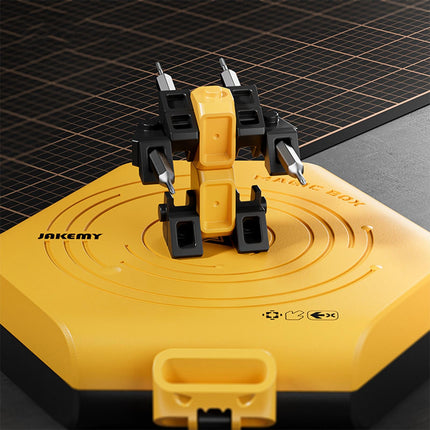 69-In-1 Multi-Function Screwdriver Set With Assemblable Blocks