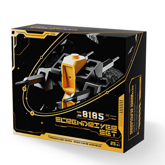 69-In-1 Multi-Function Screwdriver Set With Assemblable Blocks