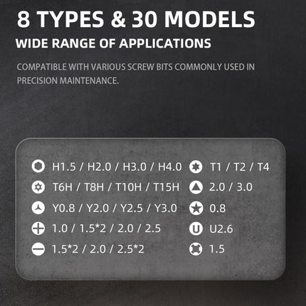 Jakemy Precision Screwdriver Set With Tweezers - 32 Pieces
