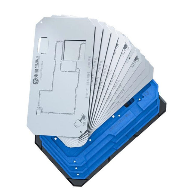 Universal 14-In-1 Motherboard Reballing Platform For Iphone X And 13 / 14 Pro Max