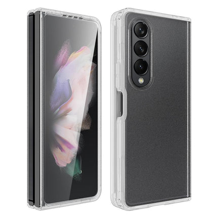 Transparent Frosted Hard Case For Samsung Galaxy Z Fold4 - Pc + Tpu