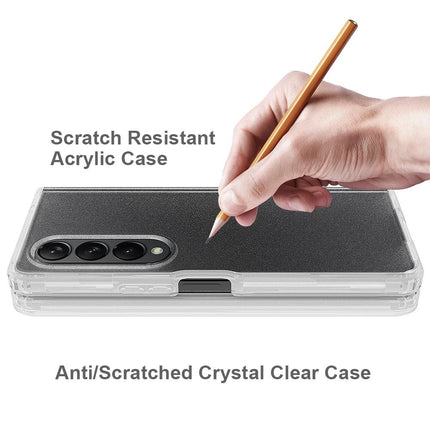 Transparent Frosted Hard Case For Samsung Galaxy Z Fold4 - Pc + Tpu