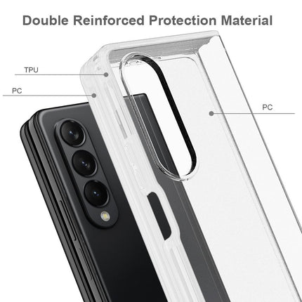 Transparent Frosted Hard Case For Samsung Galaxy Z Fold4 - Pc + Tpu