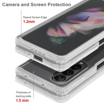 Transparent Frosted Hard Case For Samsung Galaxy Z Fold4 - Pc + Tpu