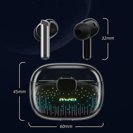 Starry Pattern T52 Pro Wireless Gaming Earbuds