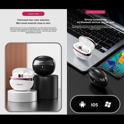 Wireless Bluetooth Earphones With Hd Mic - Black