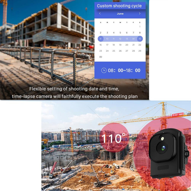2Mp Time Lapse Camera With 2.4 Tft Screen