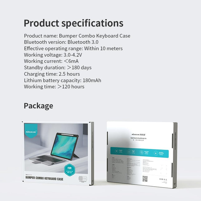 12.9 Ipad Pro Bumper Keyboard Case - 2020 / 2021