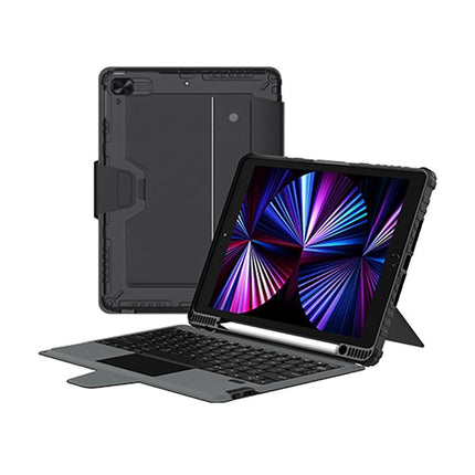 6-Row Keyboard Case For Ipad 10.2 2019 / 2020 / 2021 With Bumper Combo