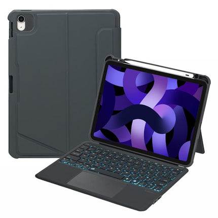 10.9 Ipad 10Th Gen 2022 Bluetooth Keyboard Leather Case With Touch Backlight And Split Design