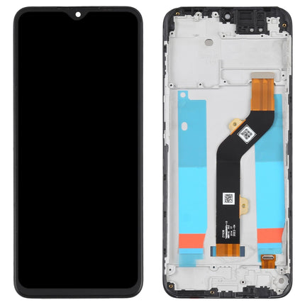 Lcd Screen Replacement For Infinix Hot 10T - Full Assembly With Frame