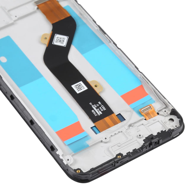 Lcd Screen Replacement For Infinix Hot 10T - Full Assembly With Frame