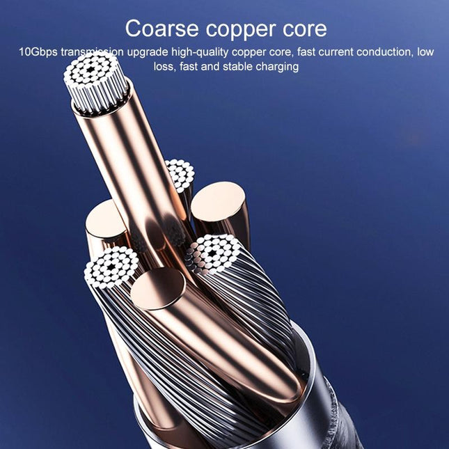 1.5M Usb-C Male To Female Stereo Curved Extension Cable For Steam Deck - 100W