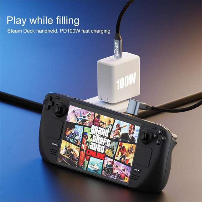 3M Usb-C Stereo Curved Extension Cable For Steam Deck - 100W
