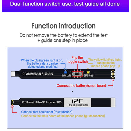 Flex Cable For Iphone 13 / 13 Mini Battery Boot Strap Test