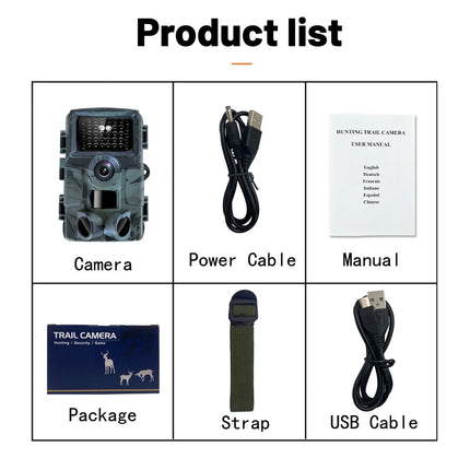 4K Infrared Night Vision Hunting Camera With 2 Lcd Screen