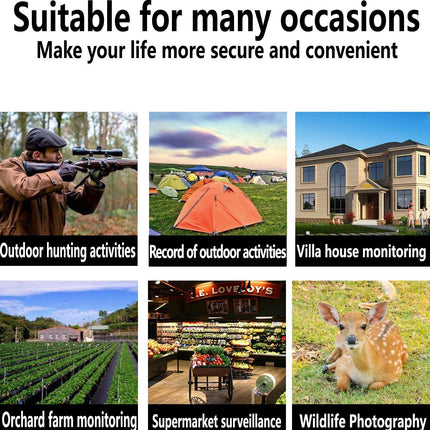 4K Infrared Night Vision Hunting Camera With 2 Lcd Screen