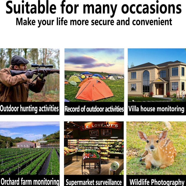 4K Infrared Night Vision Hunting Camera With 2 Lcd Screen