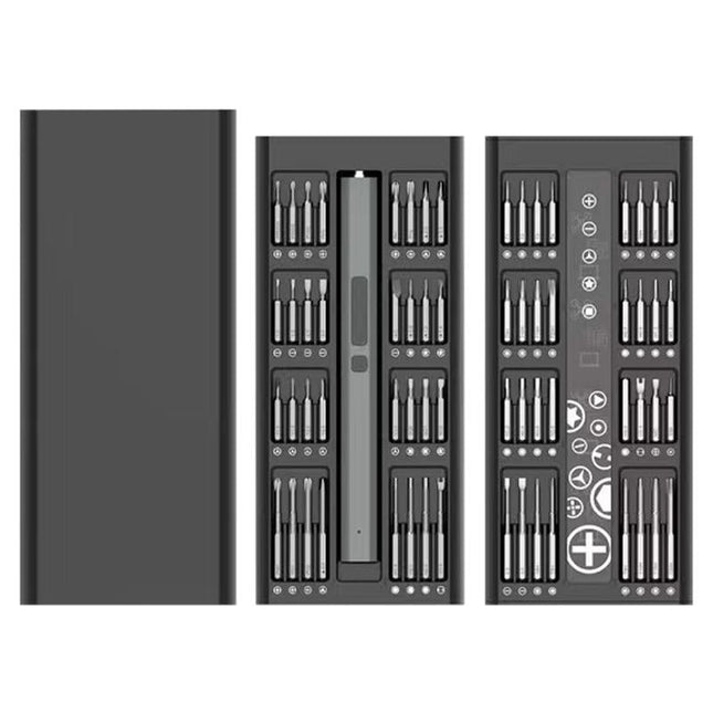 66-Piece Mini Electric Screwdriver Set