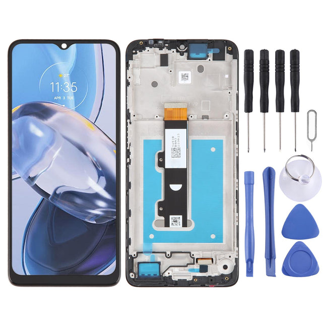 Motorola Moto E22 Lcd Screen Replacement With Frame