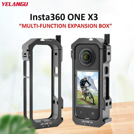 Insta360 One X3 Metal Cage With Extended Frame And T1 Tripod