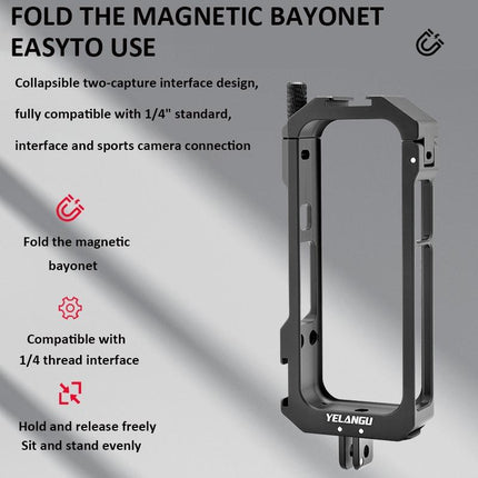 Insta360 One X3 Metal Cage With Extended Frame And T1 Tripod
