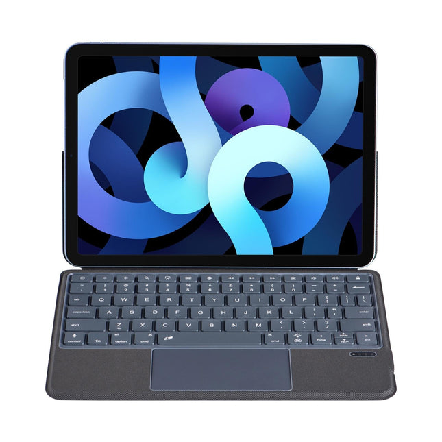 Bluetooth Keyboard Leather Case For Ipad Air 11 / 10.9 / 10.5 / Pro 11 - Black