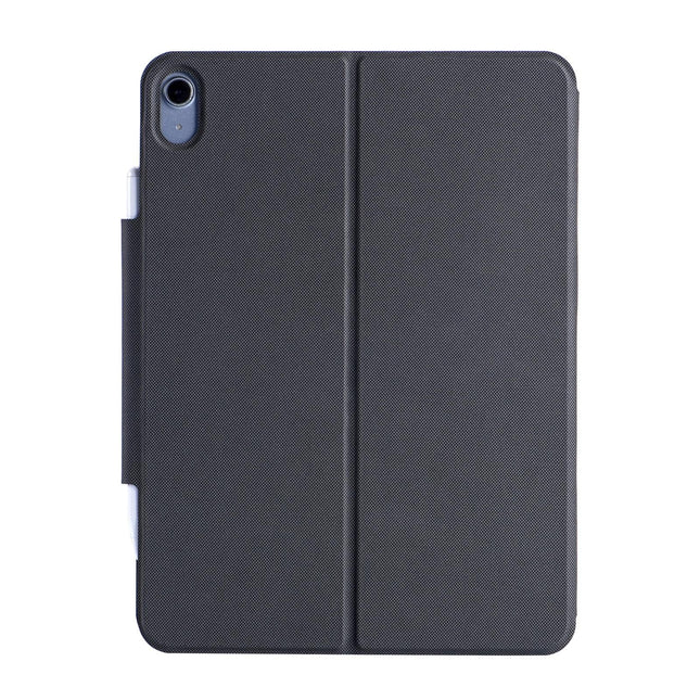 10.9 Ipad 10Th Gen 2022 Bluetooth Keyboard Case - Black Leather With Backlight