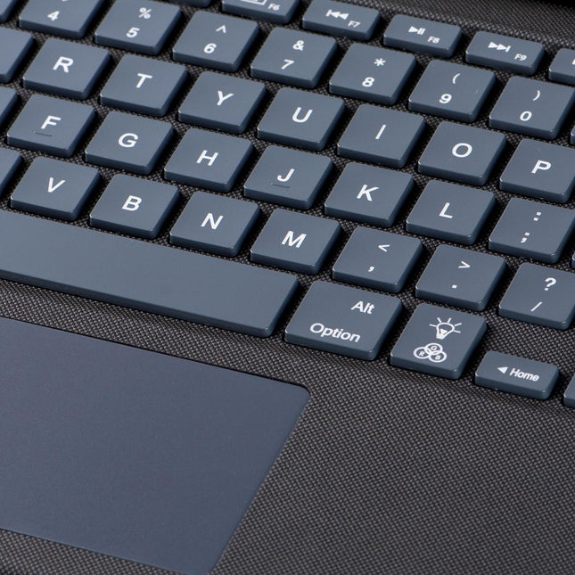 Backlit Bluetooth Keyboard Leather Case For Ipad Pro 12.9 - Black