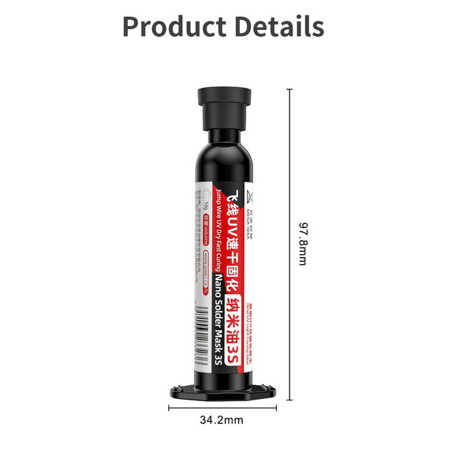 Qianli Mega Idea Nano Solder Mask - 3S Jump Wire - Fast Curing Glue 3Pcs