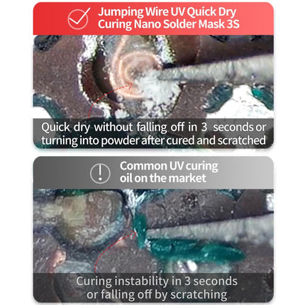 Qianli Mega Idea Nano Solder Mask - 3S Jump Wire - Fast Curing Glue 3Pcs