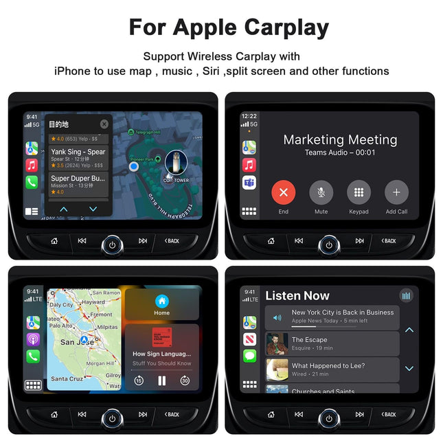 Wireless Carplay Adapter For Iphone - Usb & Usb-C