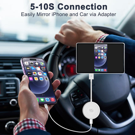 Carplay Mirror Adapter For Iphone - Usb & Usb-C