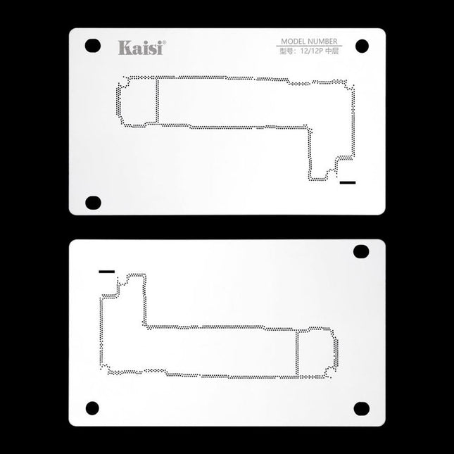 Kaisi 18-In-1 Bga Reballing Platform For Iphone X / 14 Pro Max - Silicone Middle Layer
