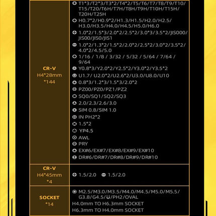 186-Piece Precision Screwdriver Set