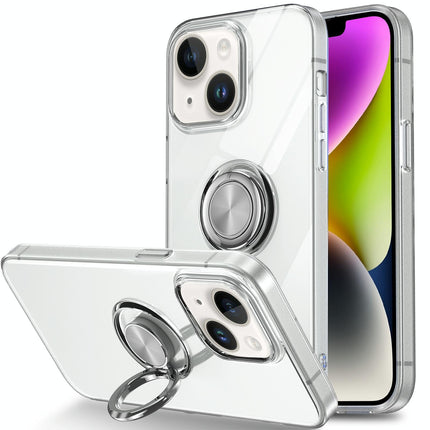 Tpu Phone Case With Ring Holder For Iphone 15 - Slim & Secure